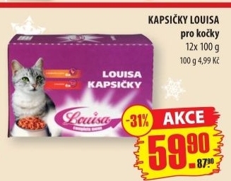 Kapsicky pro kocky louisa