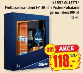 Kazeta darkova panska fusion gillette