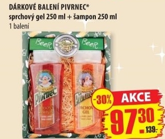 Kazeta darkova pivrnec bohemia cosmetics