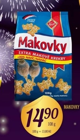 Krekry makovky vest