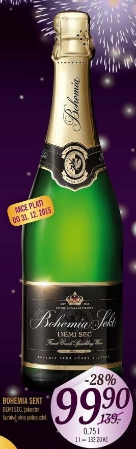 Sekt demi sec bohemia sekt