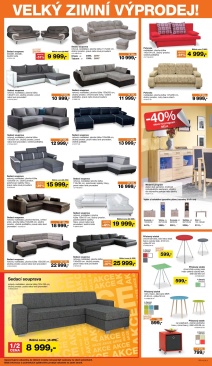 akční leták Sconto nábytek 28.12.2015-19.1.2016