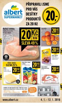 akční leták Albert 4.1.2016-12.1.2016