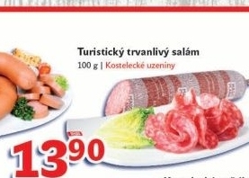 Salam turisticky kostelecke uzeniny