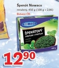 Spenat mrazeny nowaco