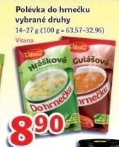 Polevka instantni do hrnecku vitana