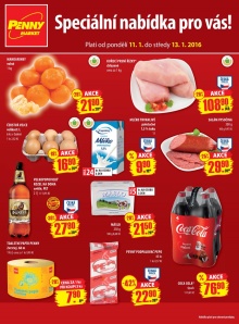 akční leták Penny Market 11.1.2016-13.1.2016