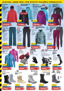 akční leták Sportisimo 14.1.2016-3.2.2016