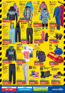 akční leták Sportisimo 14.1.2016-3.2.2016