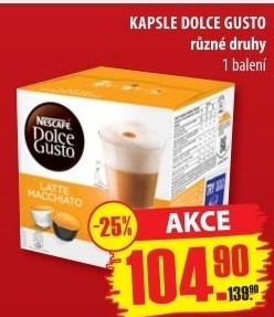 Kapsle dolce gusto nescafe - Penny Market akcniletaky.com