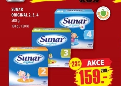 Kojenecke mleko original sunar