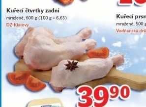 Kureci ctvrtky zadni mrazene dz klatovy