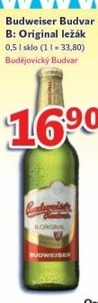 Pivo svetly lezak b original budweiser budvar