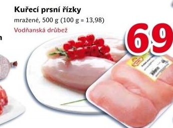 Rizky kureci prsni mrazene vodnanske kure