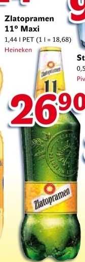Pivo svetly lezak 11 zlatopramen
