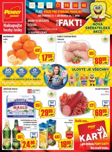 akční leták Penny Market 21.1.2016-24.1.2016