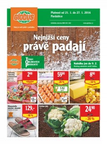 akční leták Globus 21.1.2016-27.1.2016