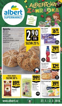 akční leták Albert 27.1.2016-2.2.2016