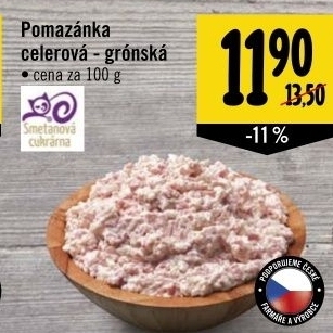 Celerova pomazanka gronska smetanova cukrarna