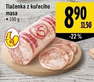 Tlacenka z kureciho masa dz klatovy