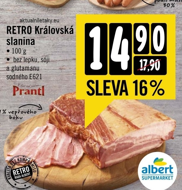 Slanina kralovska albert retro