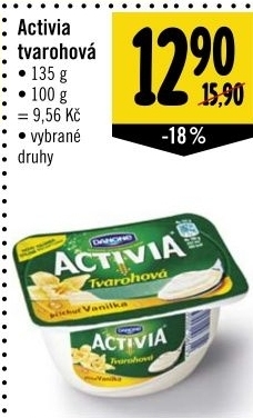 Dezert tvarohovy activia danone