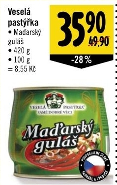 Gulas madarsky vesela pastyrka