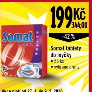 Tablety do mycky somat