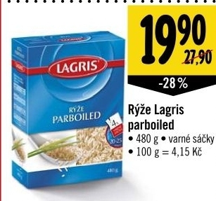 Ryze parboiled lagris