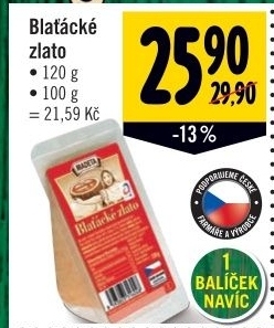 Syr blatacke zlato madeta
