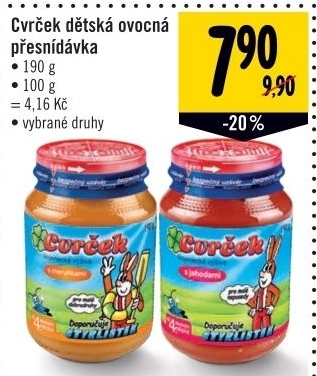 Presnidavka ovocna cvrcek