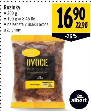 Rozinky tmave velke albert