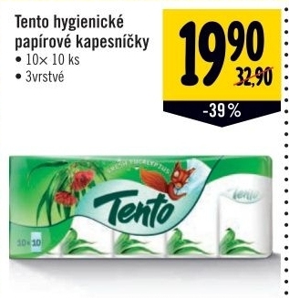 Kapesnicky papirove tento