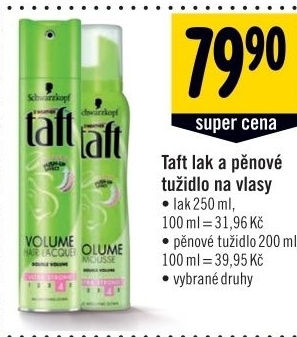 Lak na vlasy taft schwarzkopf