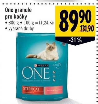 Granule pro kocky one purina