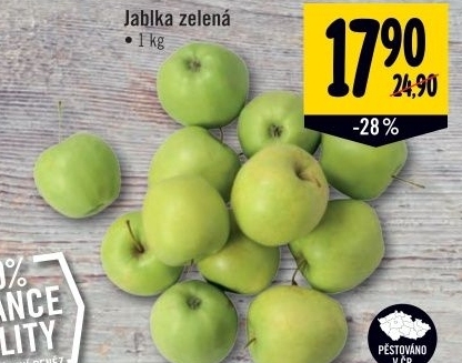 Jablka zelena