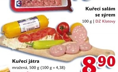 Salam kureci se syrem dz klatovy