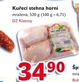 Stehna kureci mrazena dz klatovy