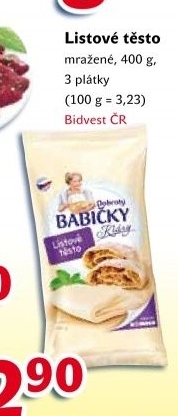 Testo listove mrazene dobroty babicky klary