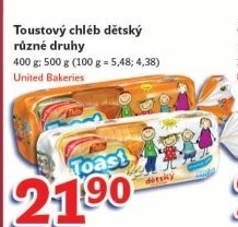 Toustovy chleb detsky toast tip delta