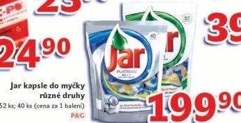 Kapsle do mycky jar