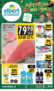 akční leták Albert 3.2.2016-9.2.2016
