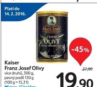 Olivy exclusive kaiser franz josef