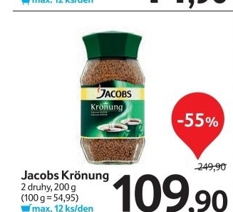 Instantni kava jacobs kronung