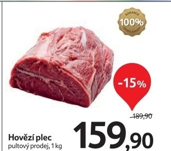 Plec hovezi bez kosti