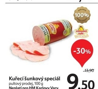 Salam sunkovy kureci special vodnanske kure