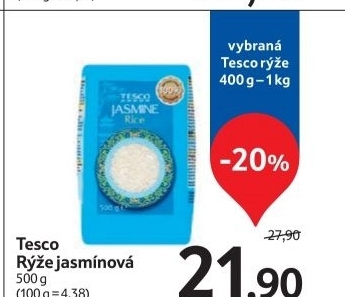 Ryze jasminova tesco