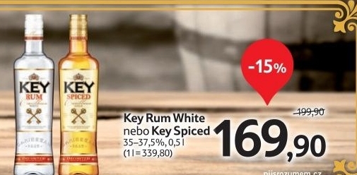 Rum white key