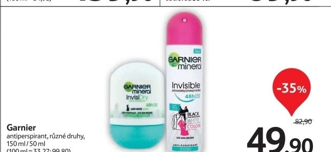 Deodoranty garnier