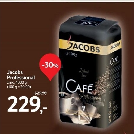 Kava zrnkova cafe professional jacobs